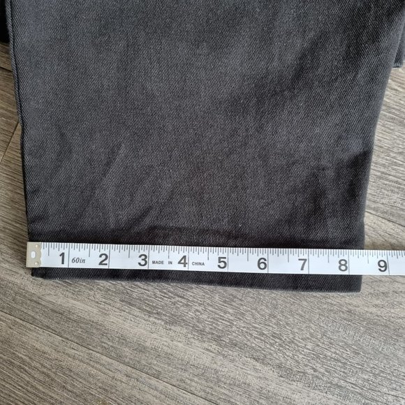 Oak + Fort Pleated Wide Leg Jeans Size M - Picture 7 of 7